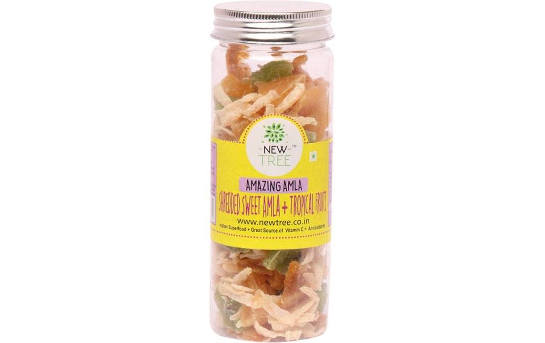 New Tree Shredded Sweet Amla + Tropical Fruits   Jar  150 grams